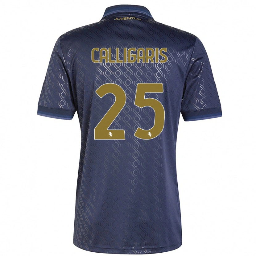 Danxen Kinder Viola Calligaris #25 Marineblau Ausweichtrikot Trikot 2024/25 T-Shirt