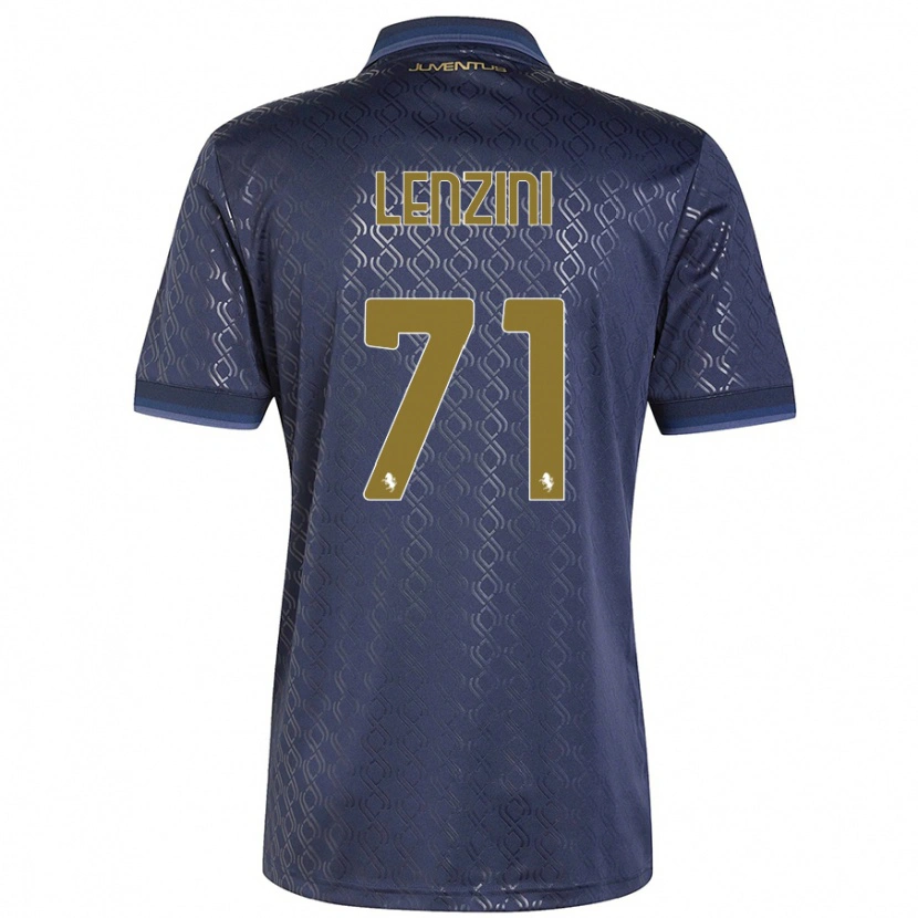 Danxen Kinder Martina Lenzini #71 Marineblau Ausweichtrikot Trikot 2024/25 T-Shirt