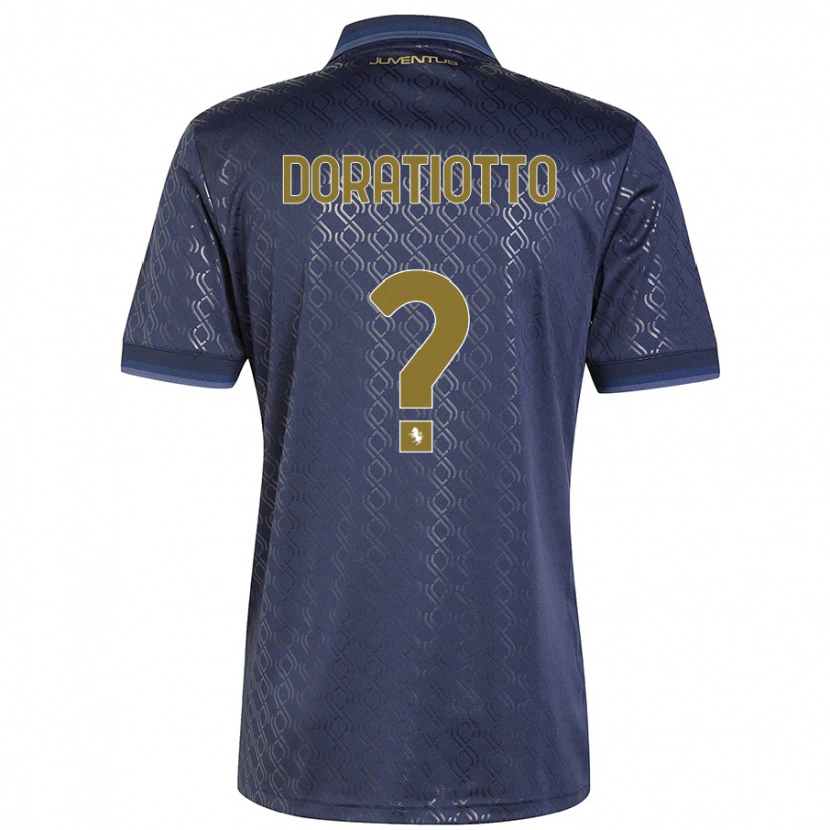 Danxen Kinder Giulio Doratiotto #0 Marineblau Ausweichtrikot Trikot 2024/25 T-Shirt