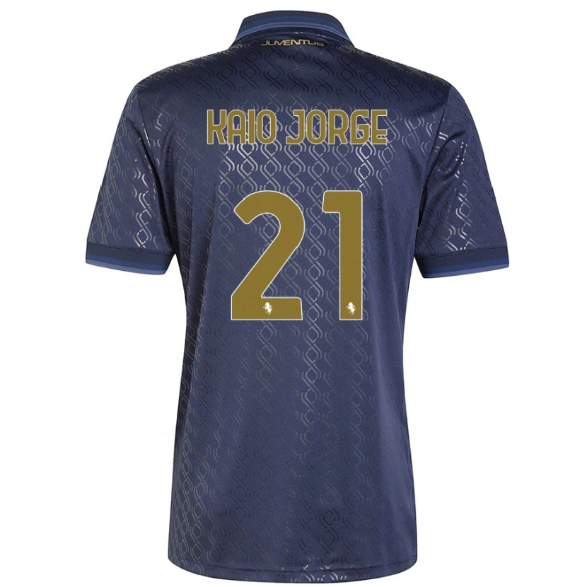 Danxen Kinder Kaio Jorge #21 Marineblau Ausweichtrikot Trikot 2024/25 T-Shirt