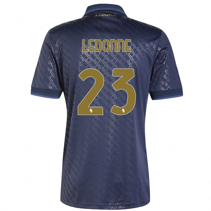 Danxen Kinder Nicolo Ledonne #23 Marineblau Ausweichtrikot Trikot 2024/25 T-Shirt