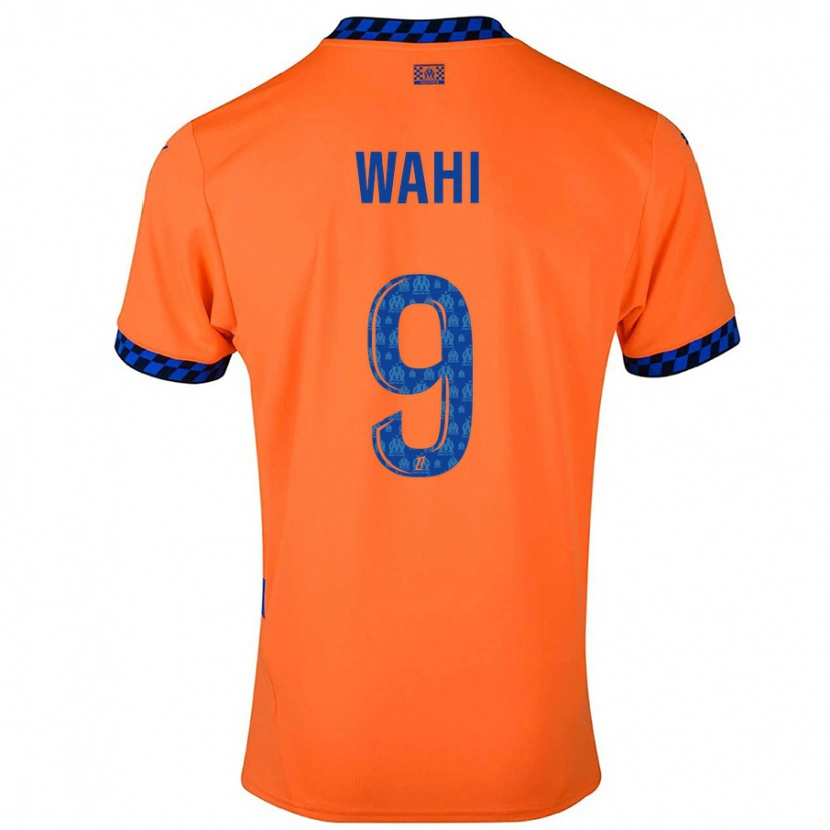 Danxen Kinder Elye Wahi #9 Orange Dunkelblau Ausweichtrikot Trikot 2024/25 T-Shirt