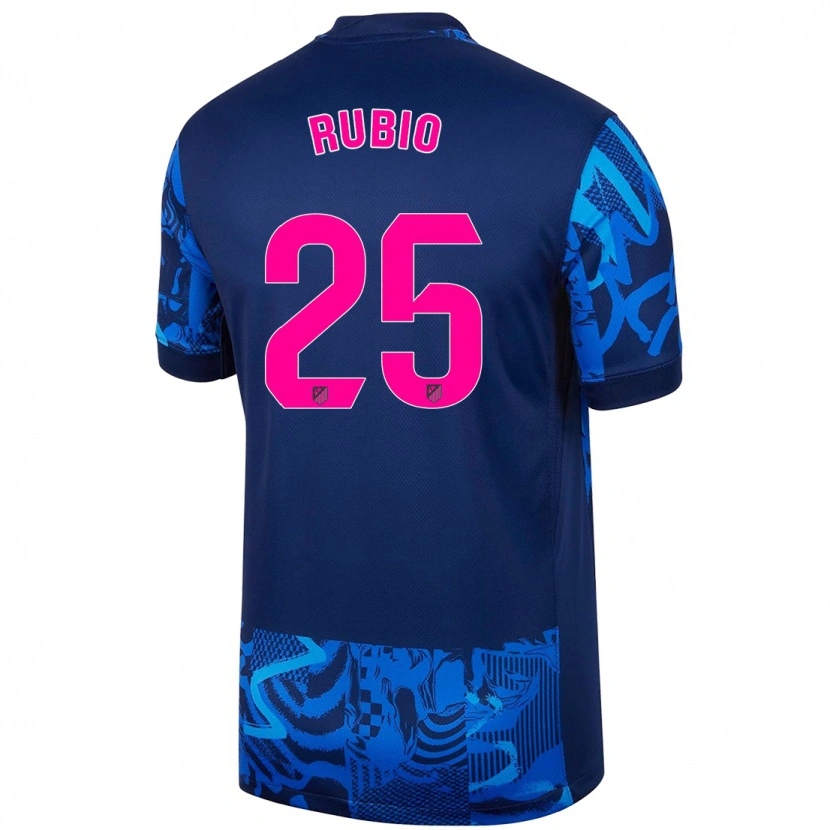 Danxen Kinder Daniel Rubio #25 Königsblau Ausweichtrikot Trikot 2024/25 T-Shirt