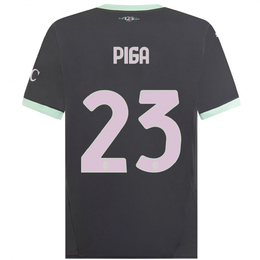 Danxen Kinder Julie Piga #23 Grau Ausweichtrikot Trikot 2024/25 T-Shirt