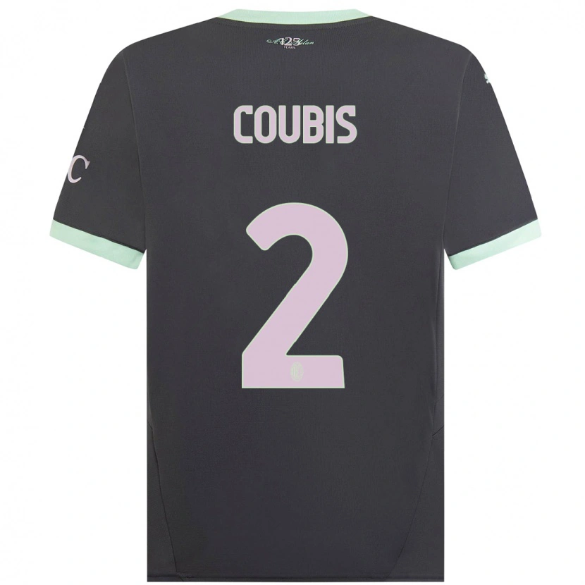 Danxen Kinder Andrei Coubis #2 Grau Ausweichtrikot Trikot 2024/25 T-Shirt