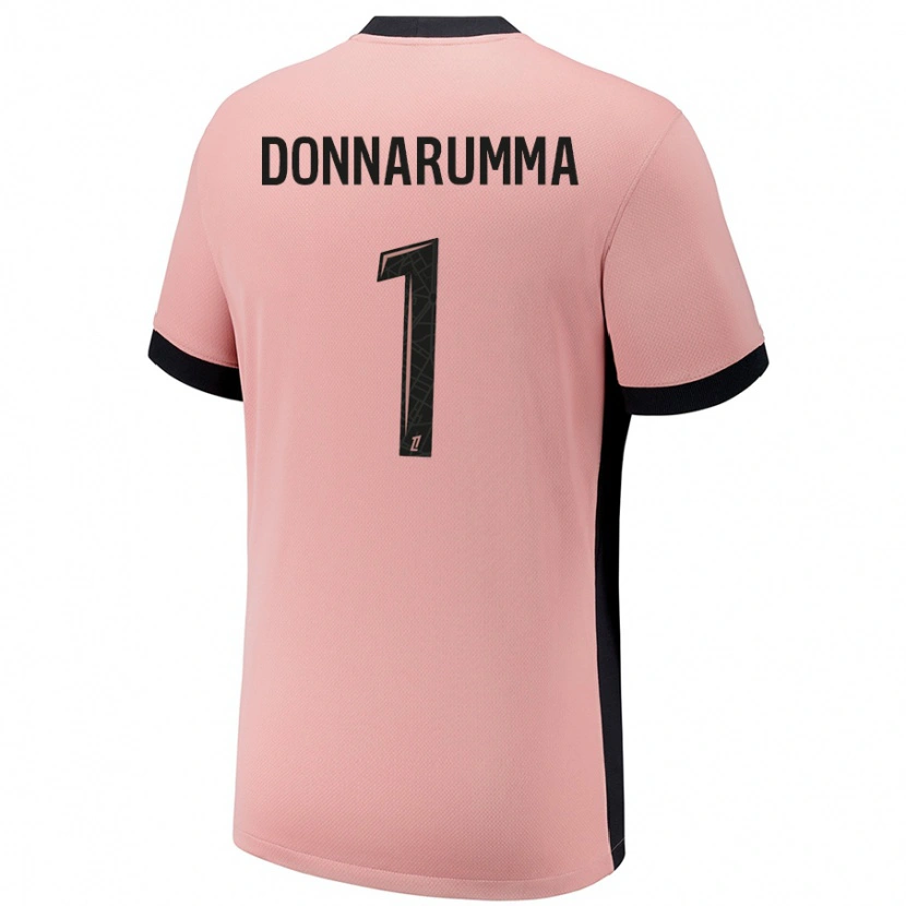 Danxen Kinder Gianluigi Donnarumma #1 Rostros Ausweichtrikot Trikot 2024/25 T-Shirt