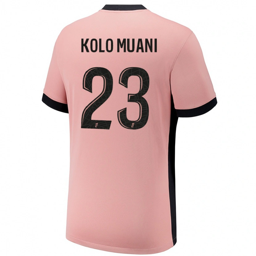 Danxen Kinder Randal Kolo Muani #23 Rostros Ausweichtrikot Trikot 2024/25 T-Shirt