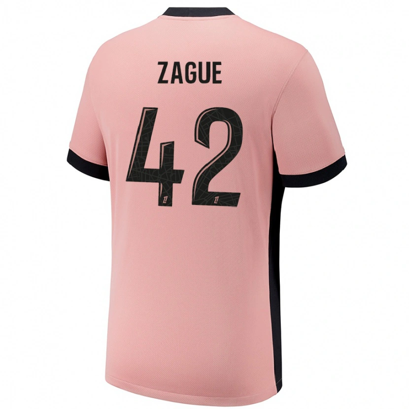 Danxen Kinder Yoram Zague #42 Rostros Ausweichtrikot Trikot 2024/25 T-Shirt