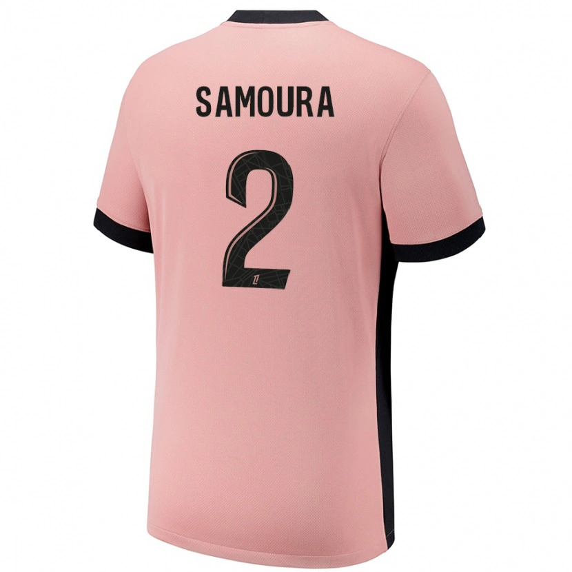 Danxen Kinder Thiniba Samoura #2 Rostros Ausweichtrikot Trikot 2024/25 T-Shirt