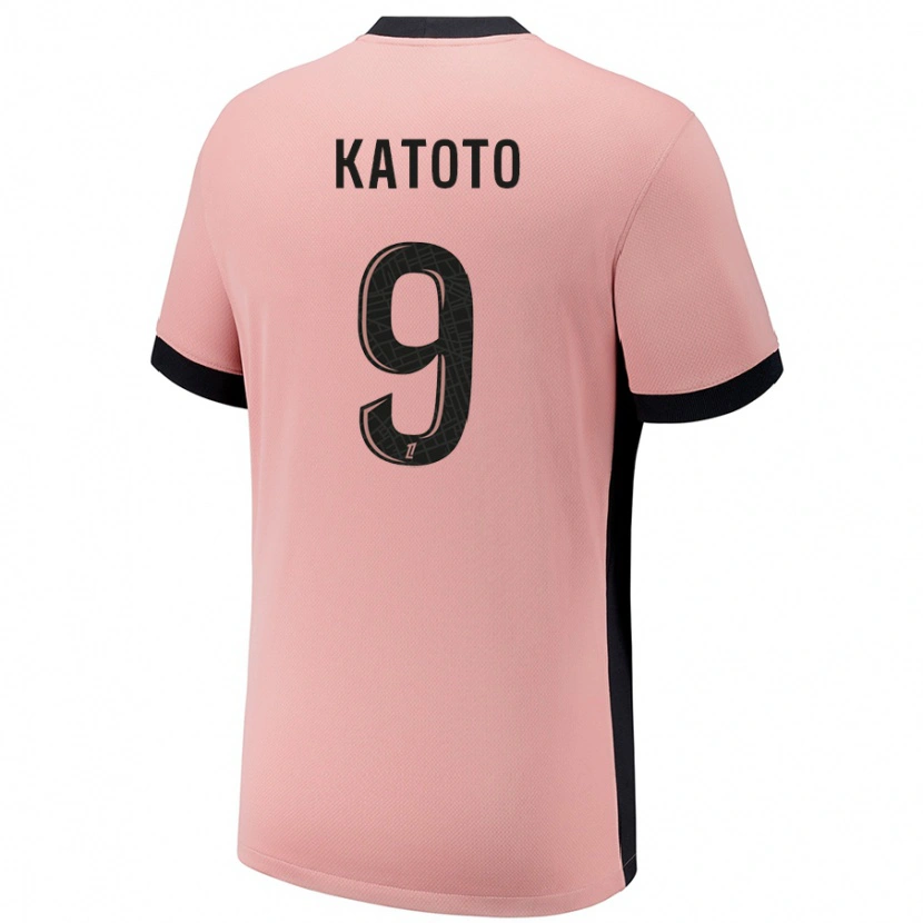 Danxen Kinder Marie-Antoinette Katoto #9 Rostros Ausweichtrikot Trikot 2024/25 T-Shirt
