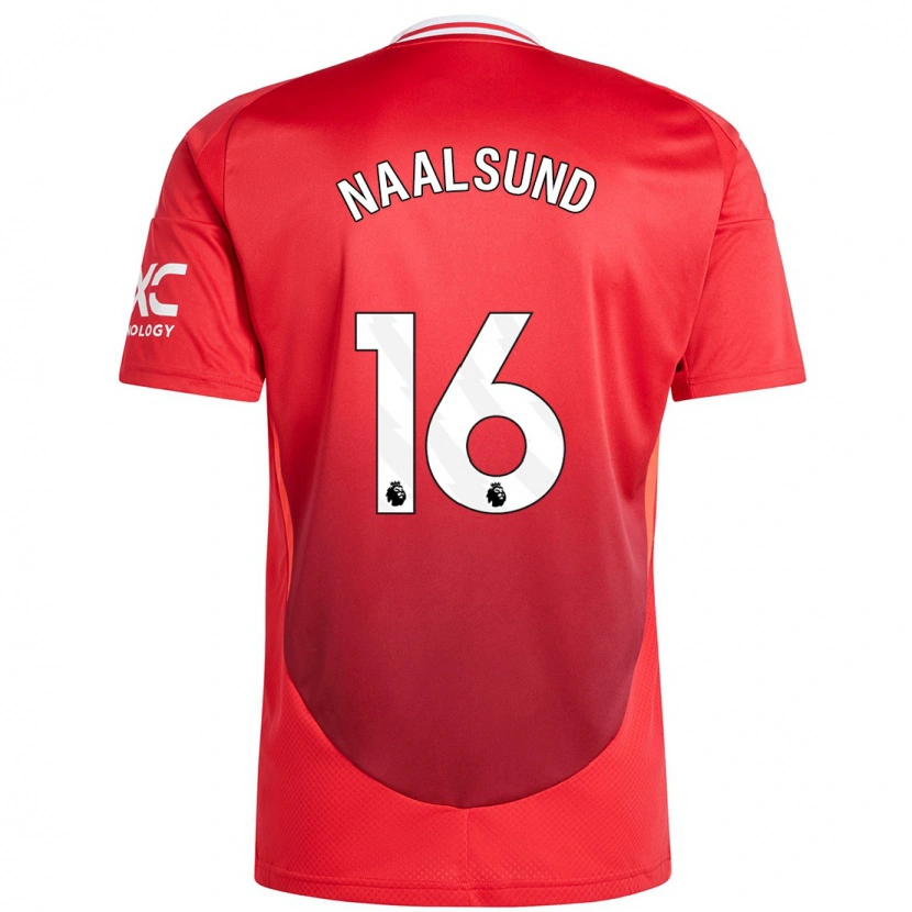 Danxen Herren Lisa Naalsund #16 Hellrot Heimtrikot Trikot 2024/25 T-Shirt