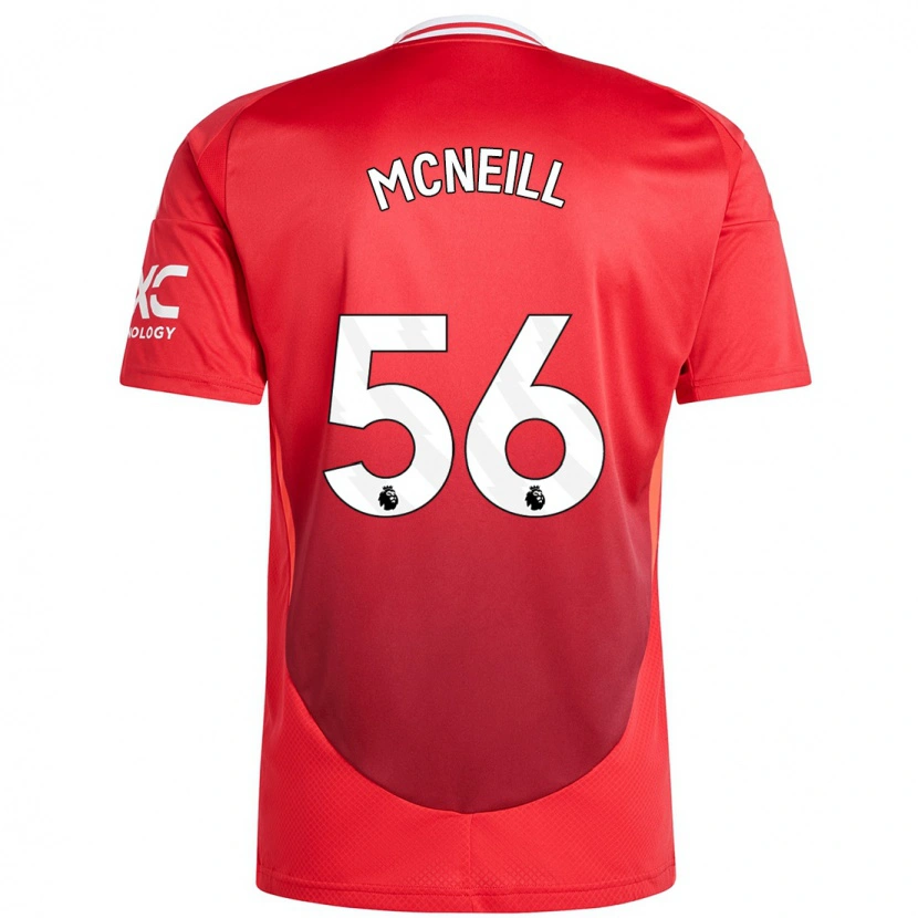 Danxen Herren Charlie Mcneill #56 Hellrot Heimtrikot Trikot 2024/25 T-Shirt
