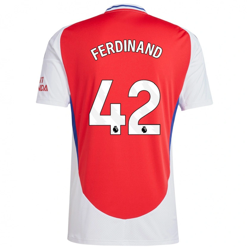 Danxen Herren Seb Ferdinand #42 Rot Weiß Heimtrikot Trikot 2024/25 T-Shirt