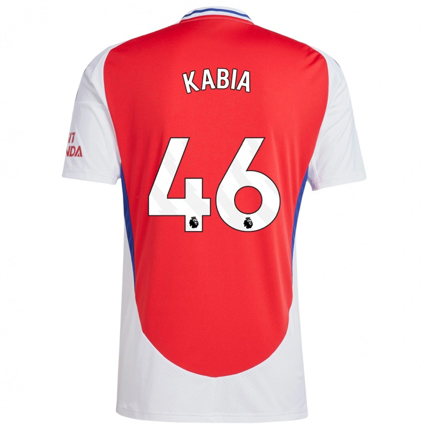 Danxen Herren Ismeal Kabia #46 Rot Weiß Heimtrikot Trikot 2024/25 T-Shirt