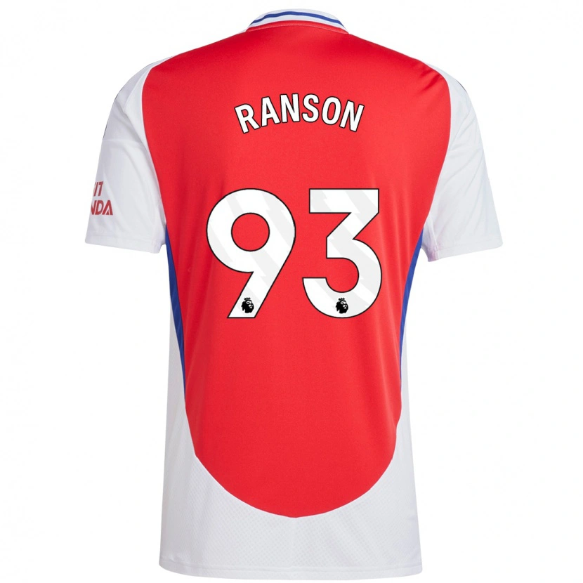 Danxen Herren Khari Ranson #93 Rot Weiß Heimtrikot Trikot 2024/25 T-Shirt