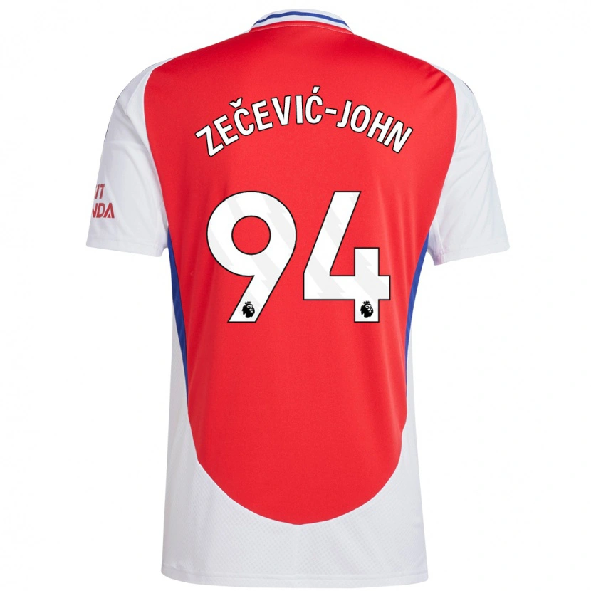 Danxen Herren Louis Zečević-John #94 Rot Weiß Heimtrikot Trikot 2024/25 T-Shirt