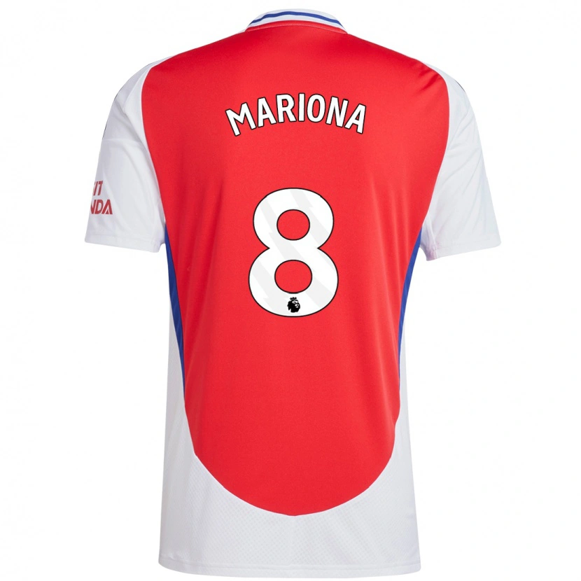 Danxen Herren Mariona Caldentey #8 Rot Weiß Heimtrikot Trikot 2024/25 T-Shirt