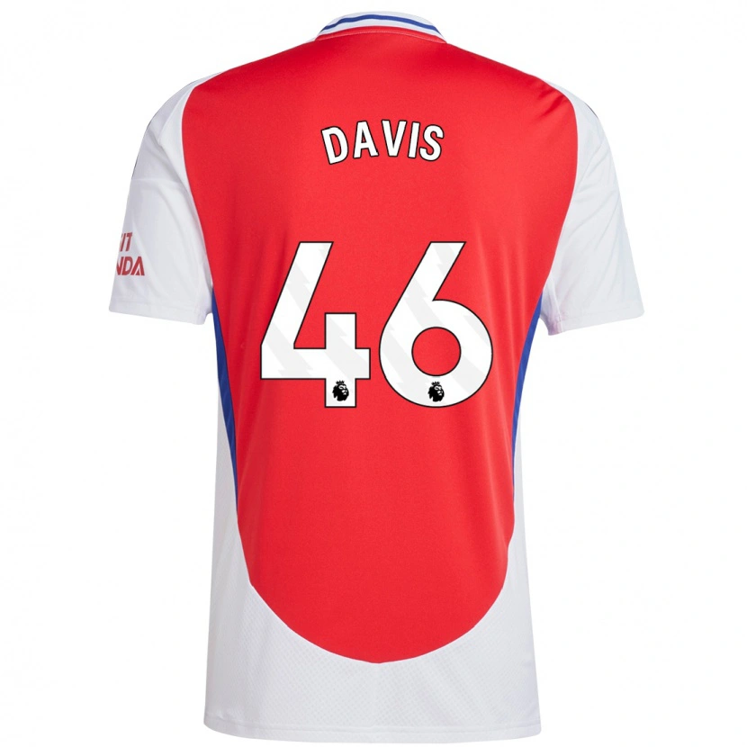Danxen Herren Timi Davis #46 Rot Weiß Heimtrikot Trikot 2024/25 T-Shirt