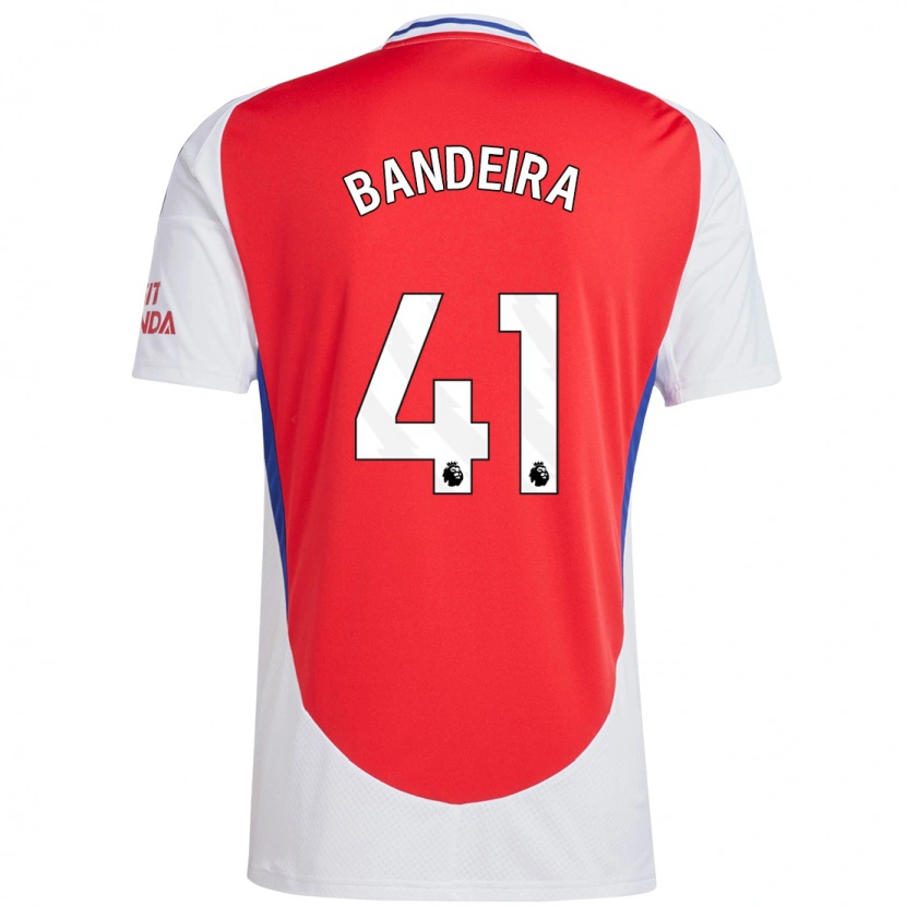 Danxen Herren Mauro Bandeira #41 Rot Weiß Heimtrikot Trikot 2024/25 T-Shirt