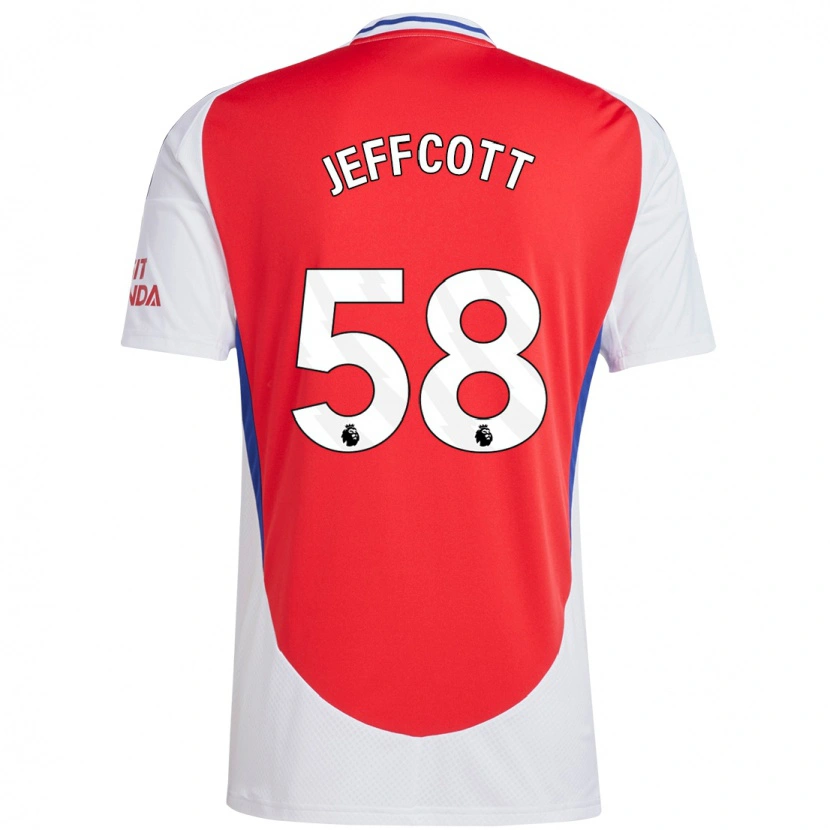 Danxen Herren Henry Jeffcott #58 Rot Weiß Heimtrikot Trikot 2024/25 T-Shirt