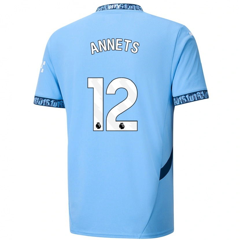 Danxen Herren Eve Annets #12 Marineblau Heimtrikot Trikot 2024/25 T-Shirt