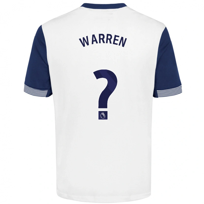 Danxen Herren Charlie Warren #0 Weiß Blau Heimtrikot Trikot 2024/25 T-Shirt