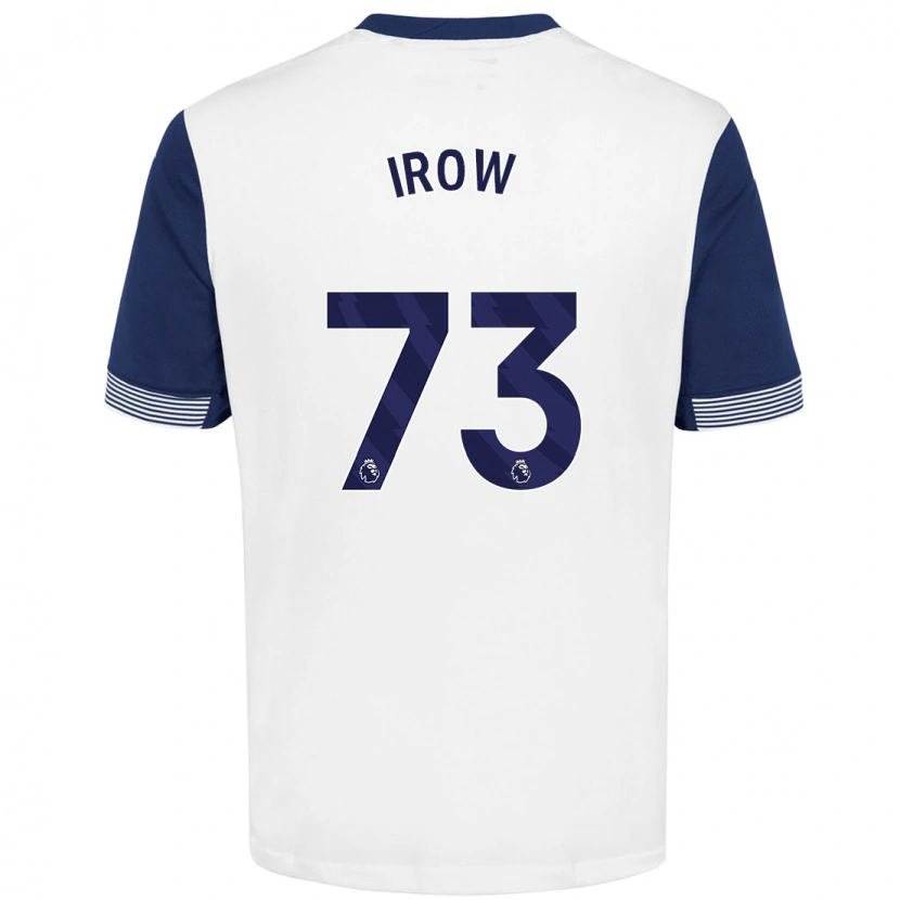 Danxen Herren Oliver Irow #73 Weiß Blau Heimtrikot Trikot 2024/25 T-Shirt