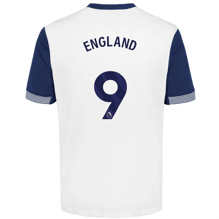 Danxen Herren Bethany England #9 Weiß Blau Heimtrikot Trikot 2024/25 T-Shirt