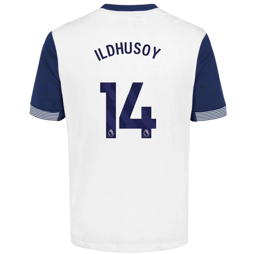 Danxen Herren Celin Bizet Ildhusøy #14 Weiß Blau Heimtrikot Trikot 2024/25 T-Shirt