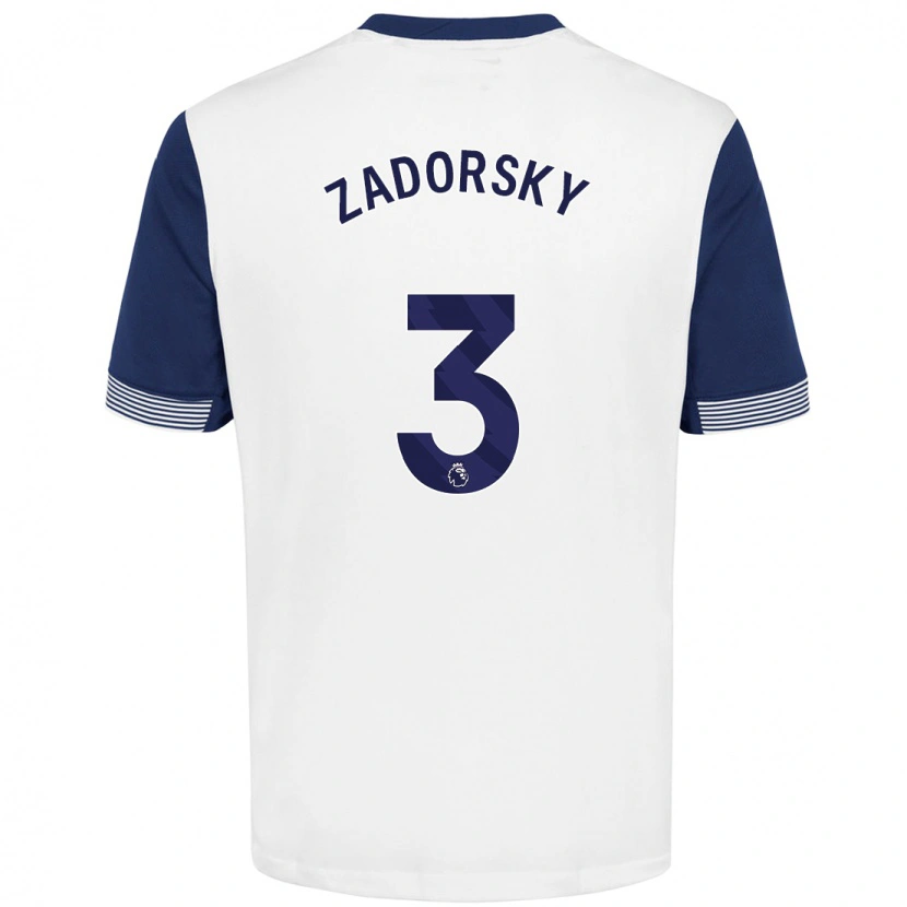 Danxen Herren Shelina Zadorsky #3 Weiß Blau Heimtrikot Trikot 2024/25 T-Shirt