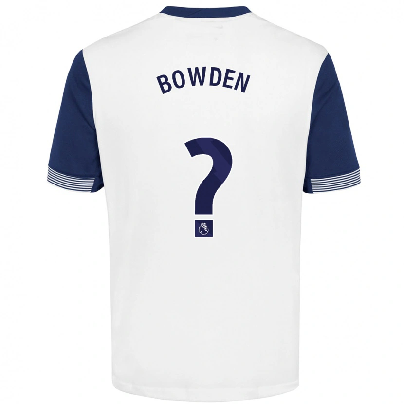 Danxen Herren Jamie Bowden #0 Weiß Blau Heimtrikot Trikot 2024/25 T-Shirt