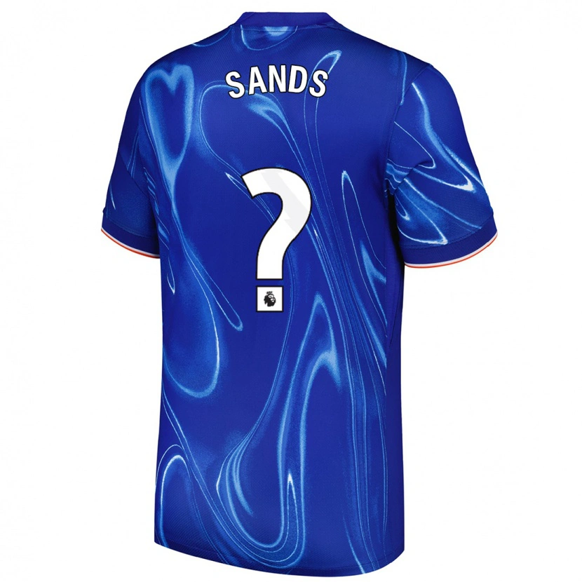 Danxen Herren Hudson Sands #0 Blau Weiß Heimtrikot Trikot 2024/25 T-Shirt