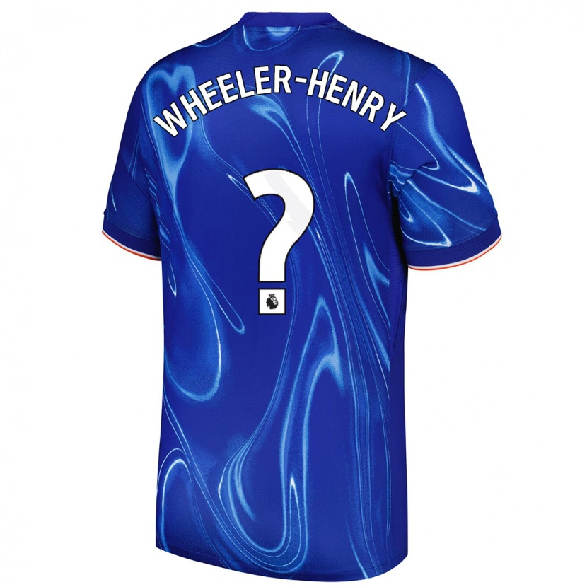 Danxen Herren Joseph Wheeler-Henry #0 Blau Weiß Heimtrikot Trikot 2024/25 T-Shirt