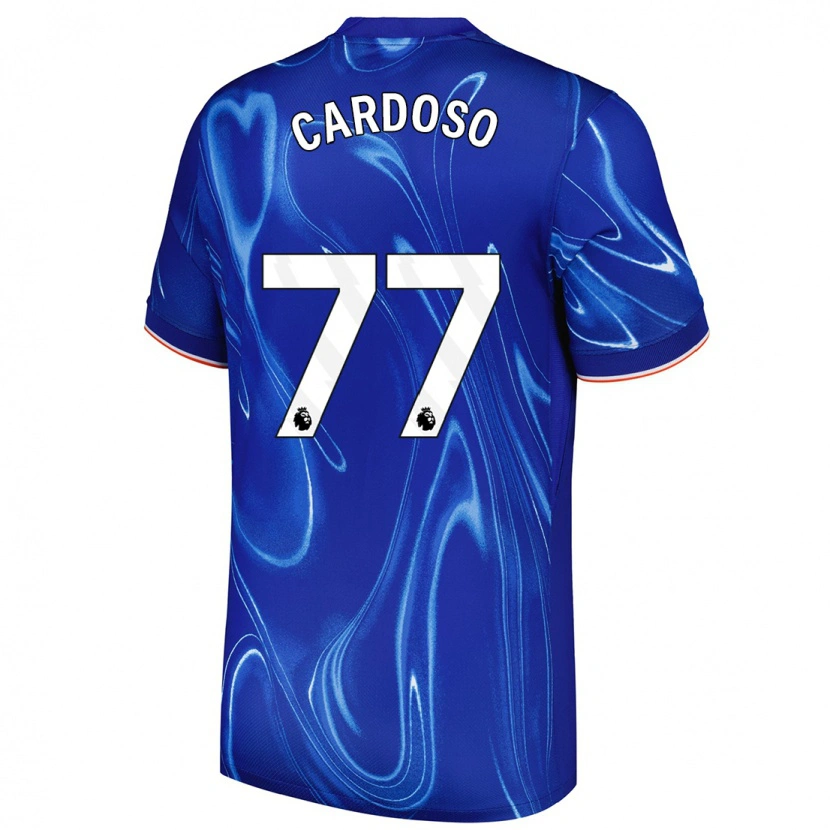 Danxen Herren Leo Cardoso #77 Blau Weiß Heimtrikot Trikot 2024/25 T-Shirt