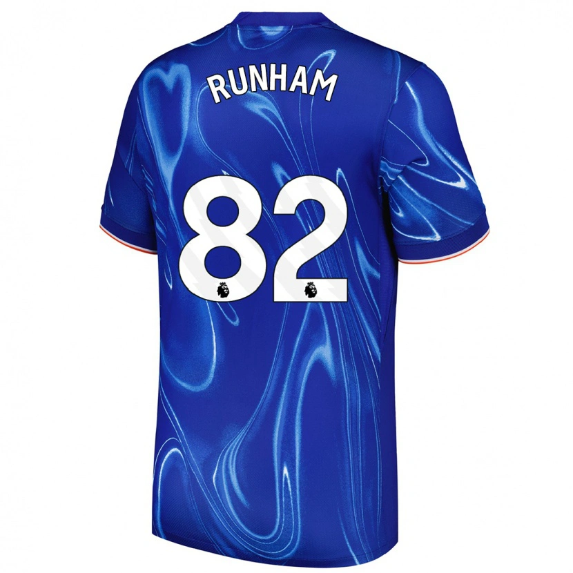 Danxen Herren Frankie Runham #82 Blau Weiß Heimtrikot Trikot 2024/25 T-Shirt