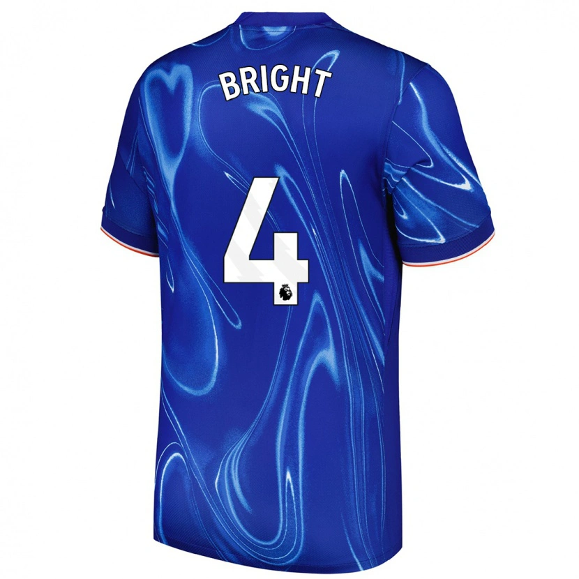 Danxen Herren Millie Bright #4 Blau Weiß Heimtrikot Trikot 2024/25 T-Shirt