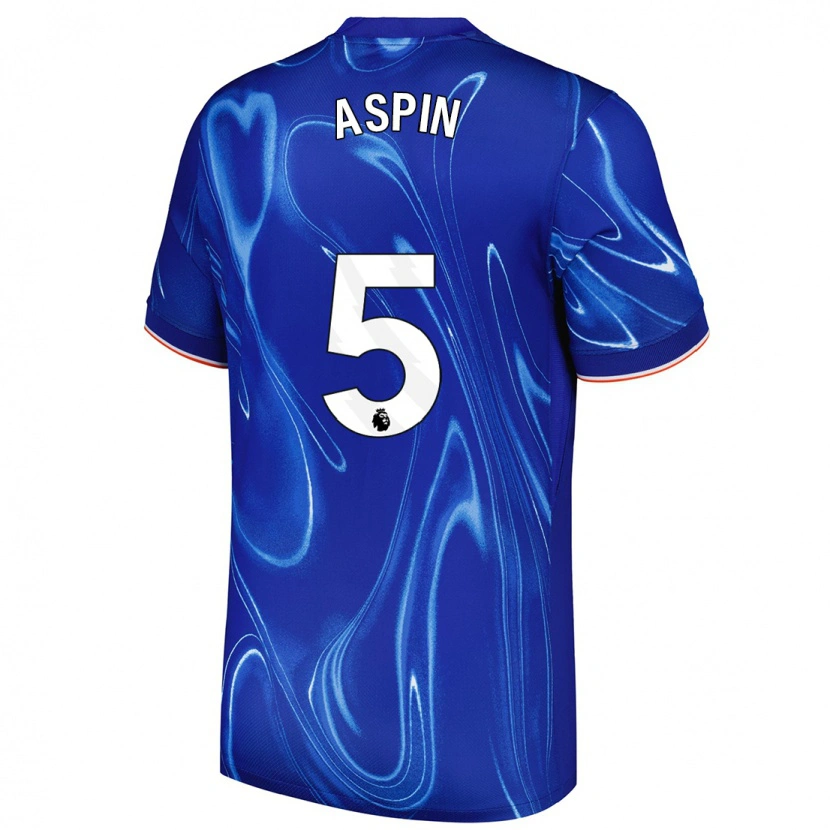 Danxen Herren Brooke Aspin #5 Blau Weiß Heimtrikot Trikot 2024/25 T-Shirt