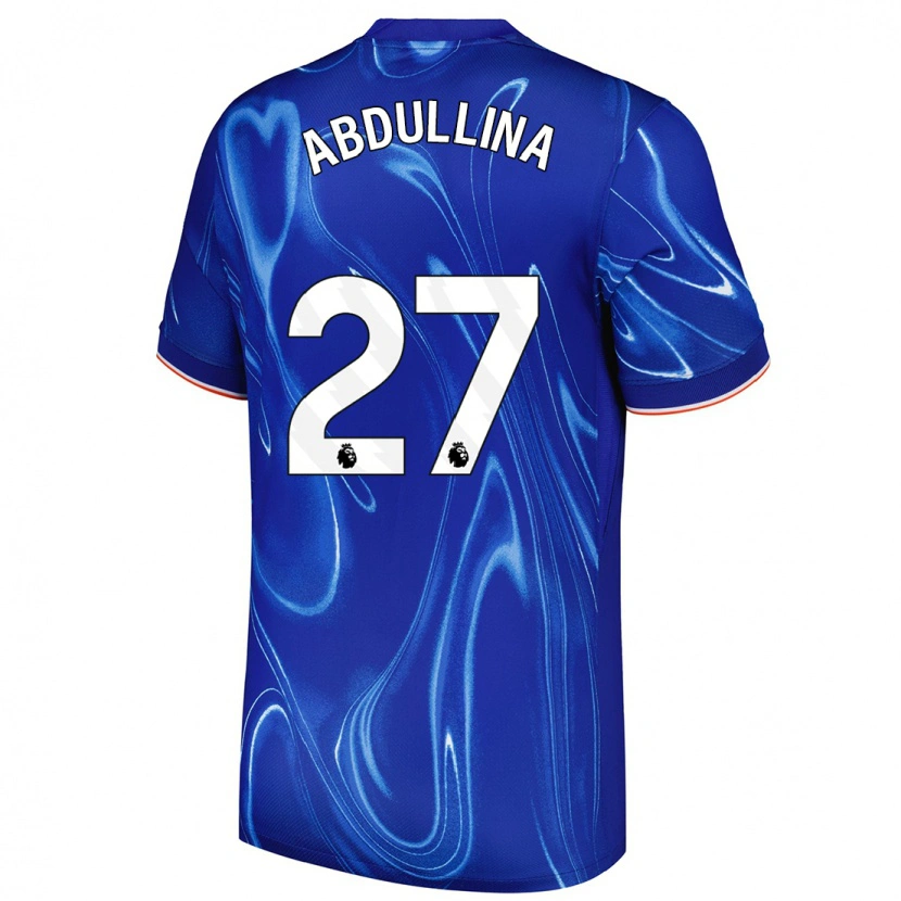 Danxen Herren Alsu Abdullina #27 Blau Weiß Heimtrikot Trikot 2024/25 T-Shirt