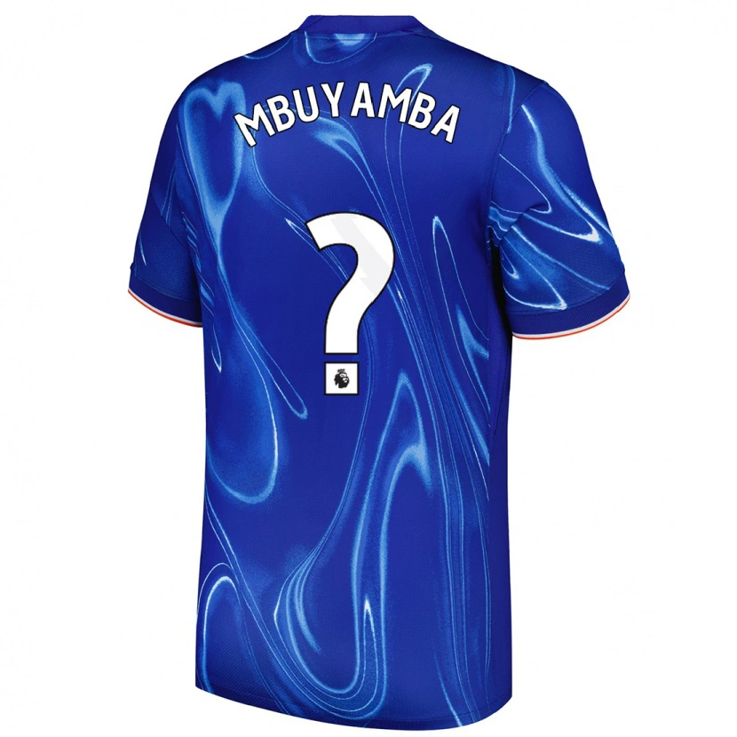 Danxen Herren Xavier Mbuyamba #0 Blau Weiß Heimtrikot Trikot 2024/25 T-Shirt