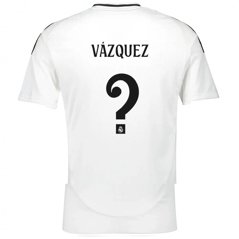Danxen Herren Erik Vázquez #0 Weiß Heimtrikot Trikot 2024/25 T-Shirt
