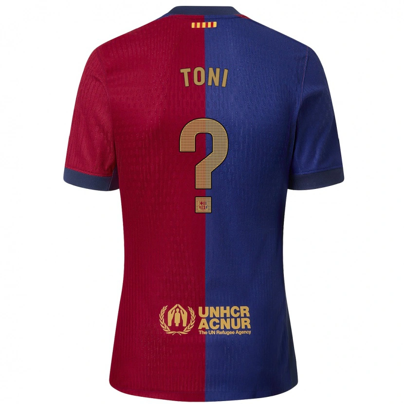 Danxen Herren Toni Fernández #0 Blau Rot Heimtrikot Trikot 2024/25 T-Shirt