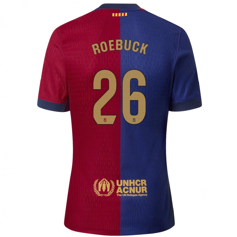 Danxen Herren Ellie Roebuck #26 Blau Rot Heimtrikot Trikot 2024/25 T-Shirt