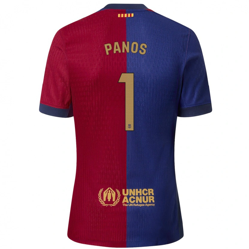 Danxen Herren Sandra Panos #1 Blau Rot Heimtrikot Trikot 2024/25 T-Shirt