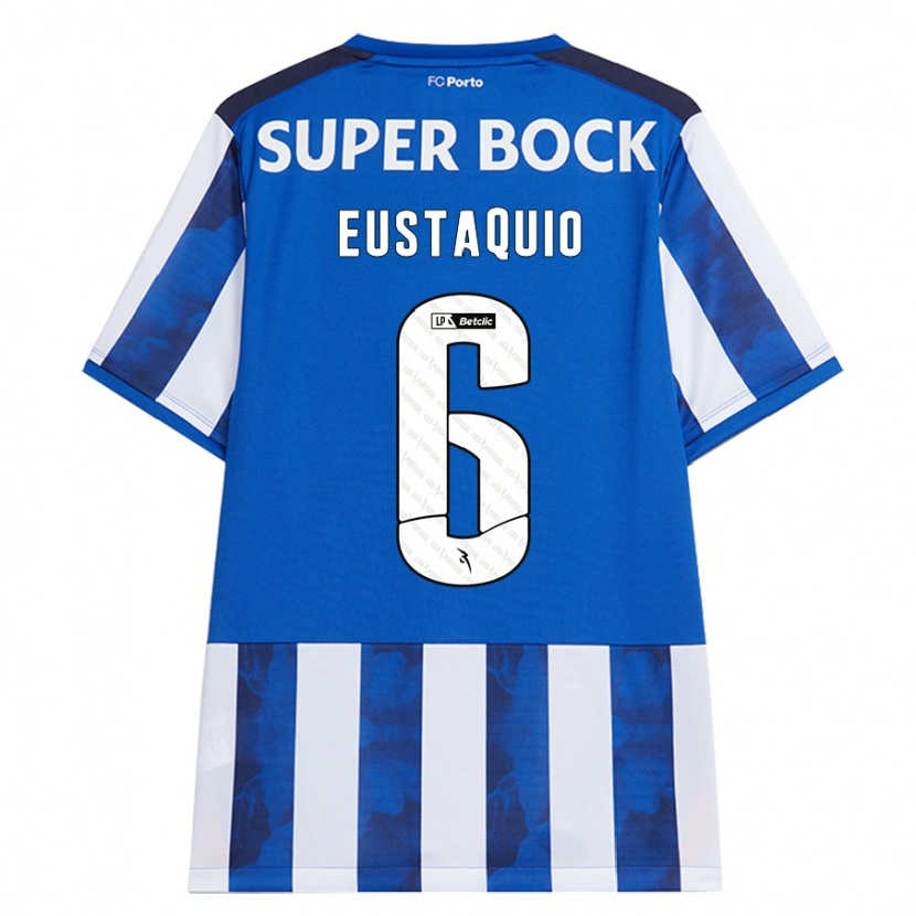 Danxen Herren Stephen Eustaquio #6 Blau Weiß Heimtrikot Trikot 2024/25 T-Shirt