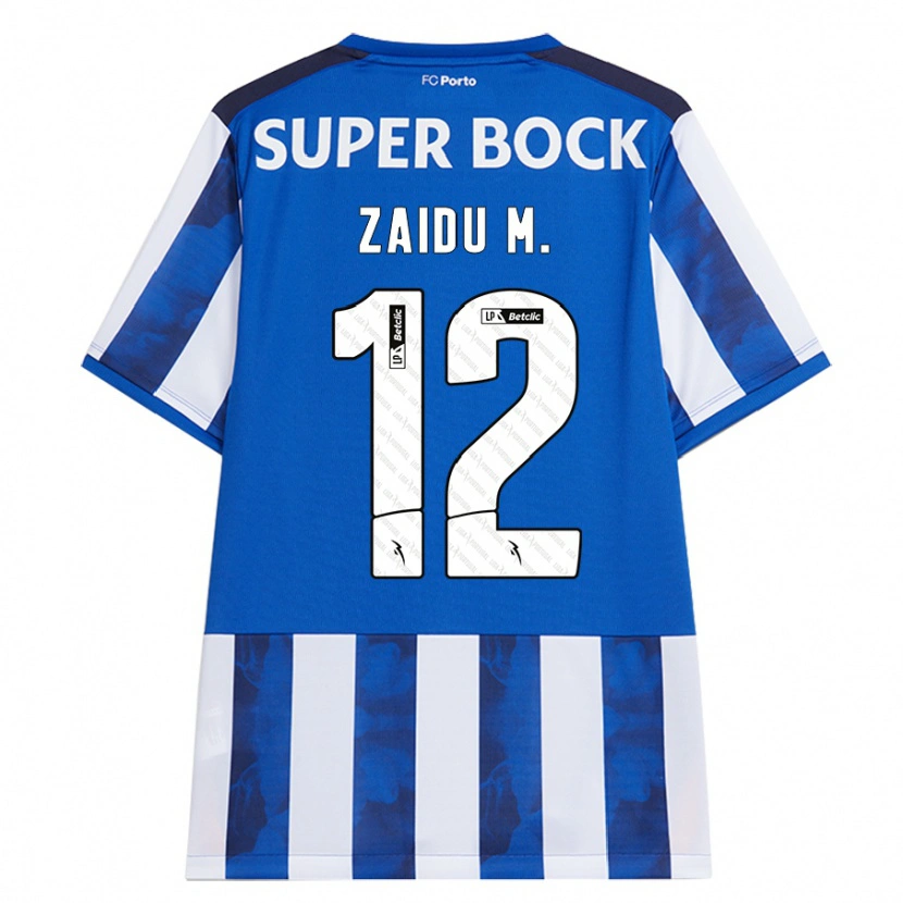 Danxen Herren Zaidu #12 Blau Weiß Heimtrikot Trikot 2024/25 T-Shirt