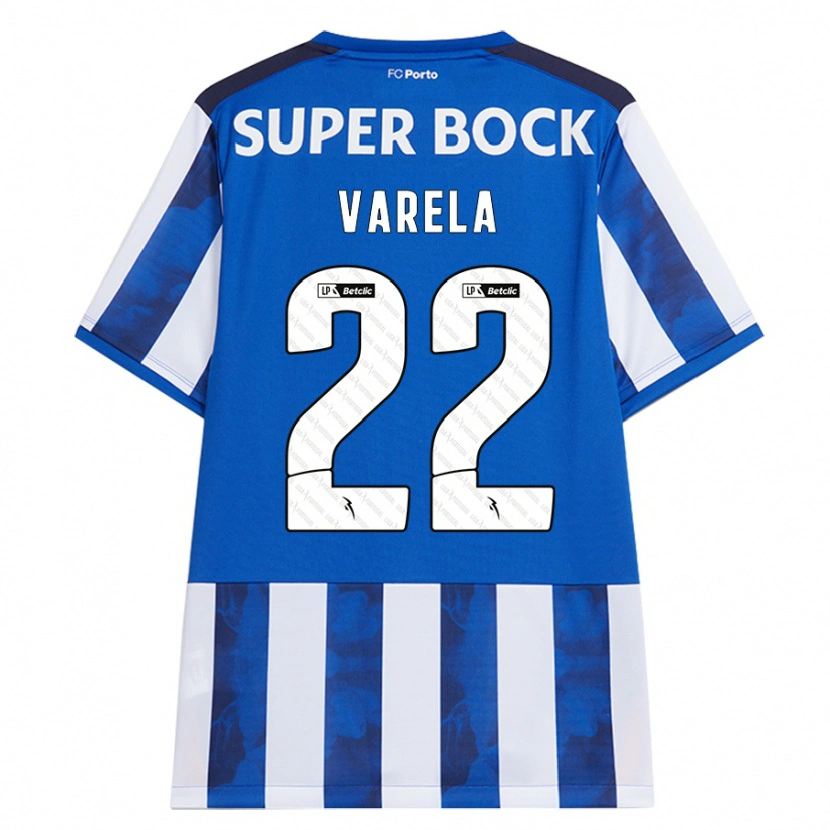 Danxen Herren Alan Varela #22 Blau Weiß Heimtrikot Trikot 2024/25 T-Shirt