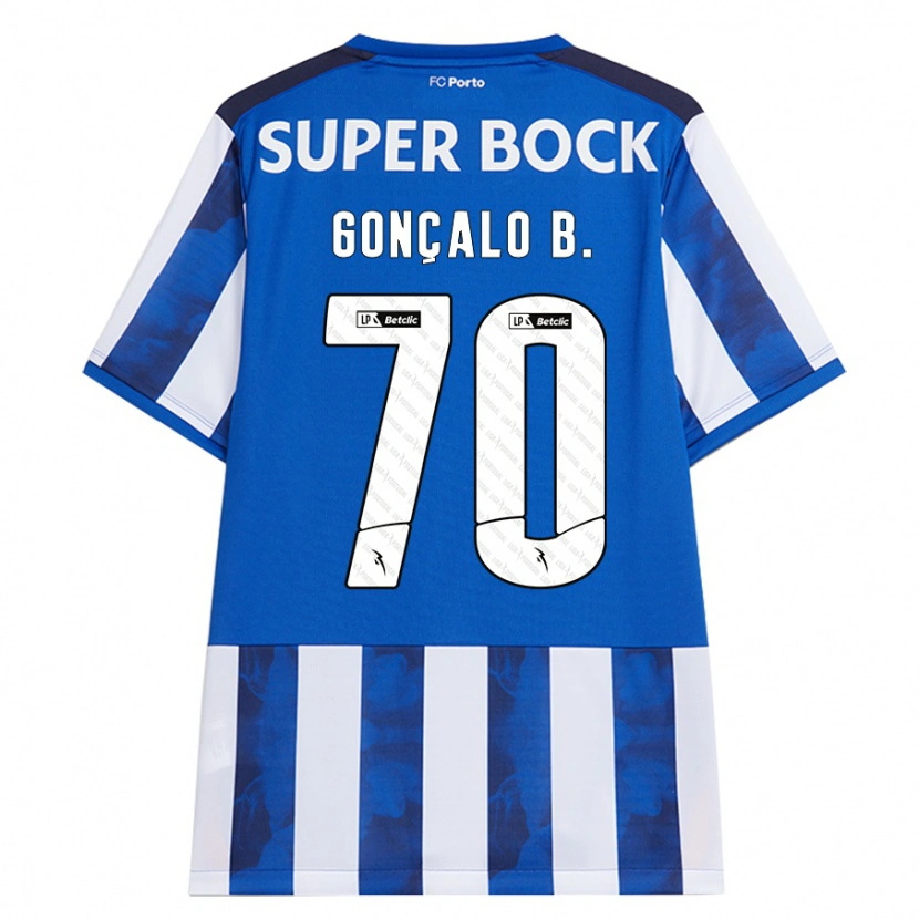 Danxen Herren Gonçalo Borges #70 Blau Weiß Heimtrikot Trikot 2024/25 T-Shirt