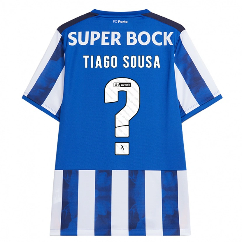 Danxen Herren Tiago Sousa #0 Blau Weiß Heimtrikot Trikot 2024/25 T-Shirt
