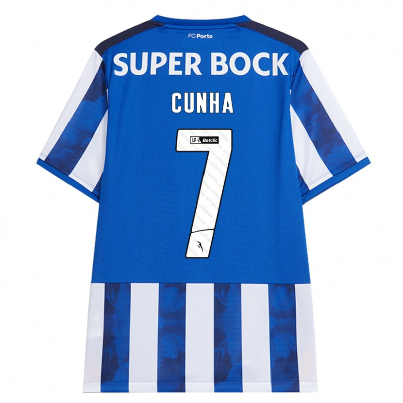 Danxen Herren Duarte Cunha #7 Blau Weiß Heimtrikot Trikot 2024/25 T-Shirt