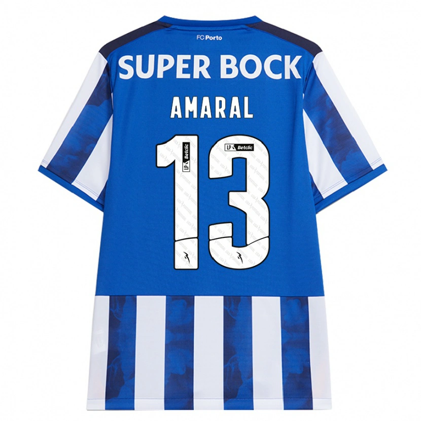 Danxen Herren Fábio Amaral #13 Blau Weiß Heimtrikot Trikot 2024/25 T-Shirt